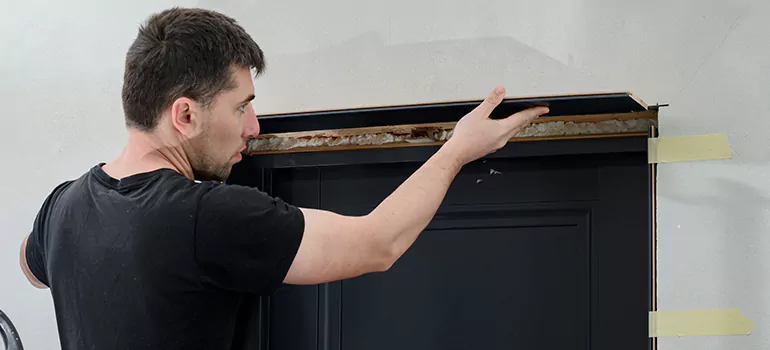 Wood Door Hole Repair in North Fort Myers, FL