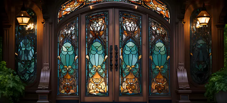 Wrought Iron Storm Door in North Fort Myers, FL